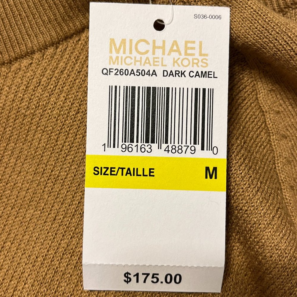 Michael Kors Camel Cotton. Sweater (NWT) - Picture 11 of 11